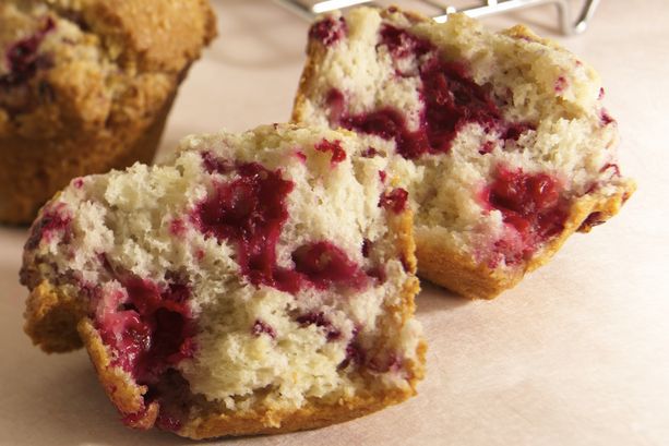 Raspberry Sour Cream Variety Muffins