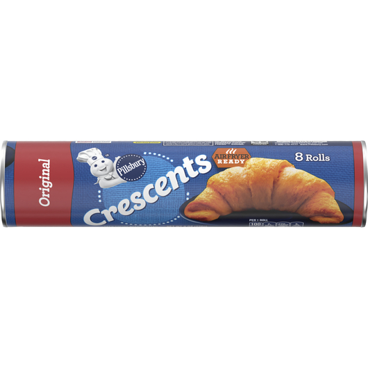 Pillsbury Crescent Rolls, Original Refrigerated Canned Pastry Dough, 8 Rolls,  8 oz 