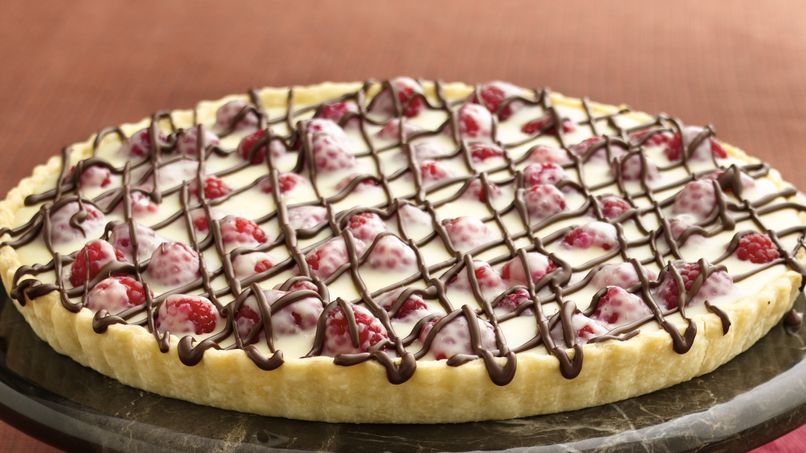 Tarta de Frambuesas y Chocolate Blanco