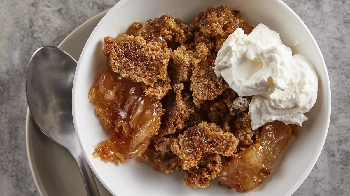 Apple Gingerbread Dump Cake