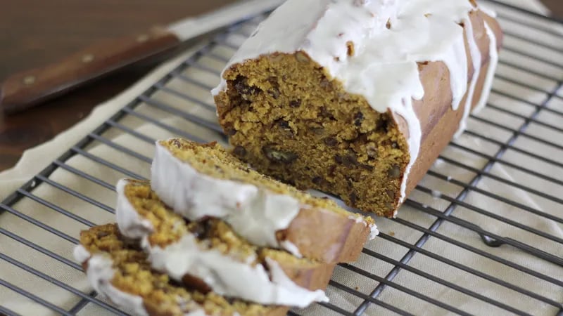 Pumpkin Pecan Cookie Butter Bread