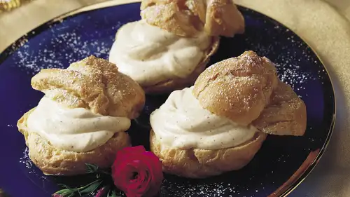 Eggnog Cream Puffs