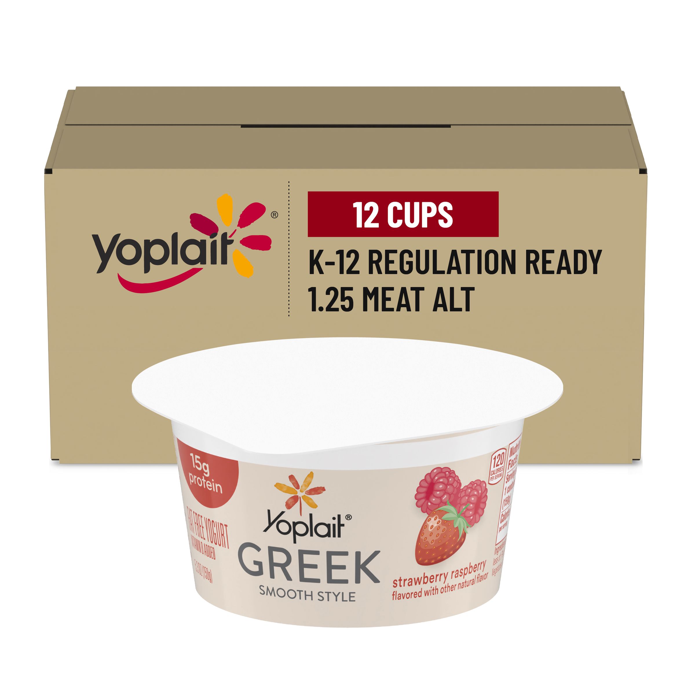 Yoplait® Gluten Free Greek Yogurt Single Serve Cup Strawberry
