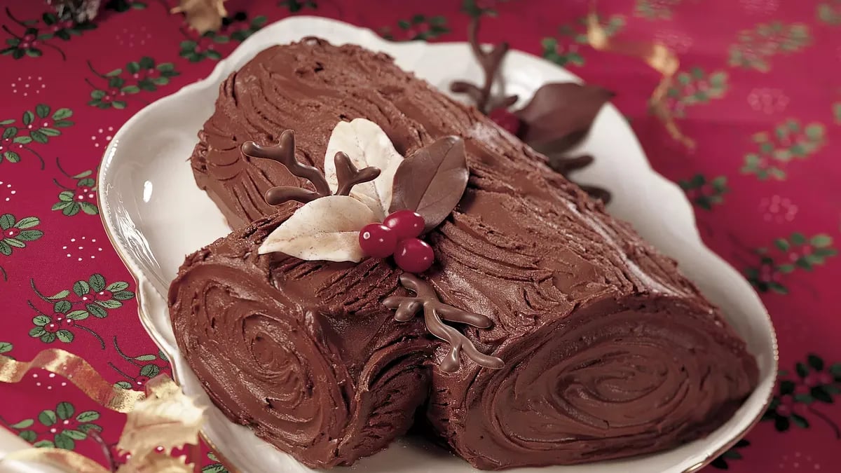 Good Tidings Yule Log