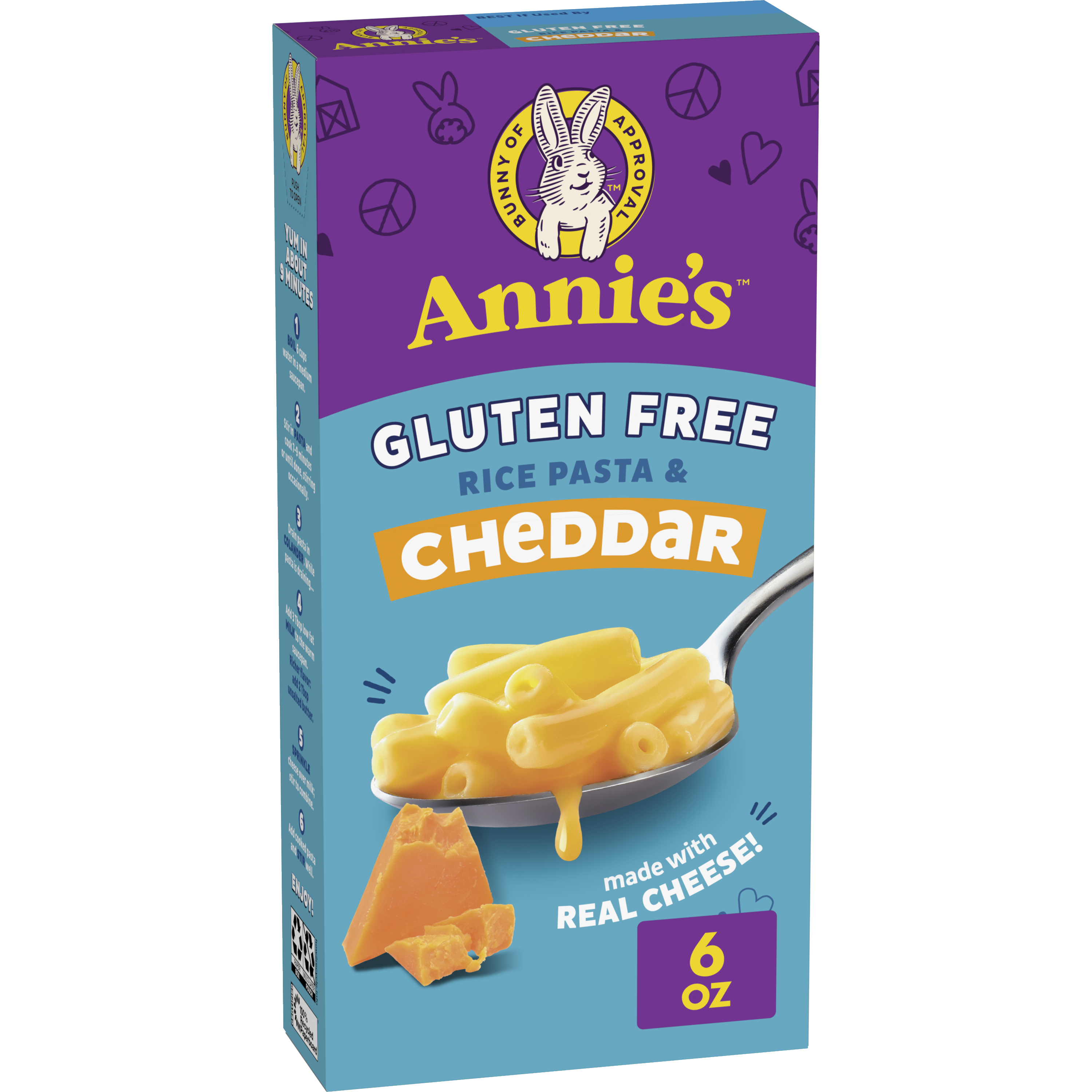 Gluten Free Rice Pasta Cheddar Annie's Homegrown