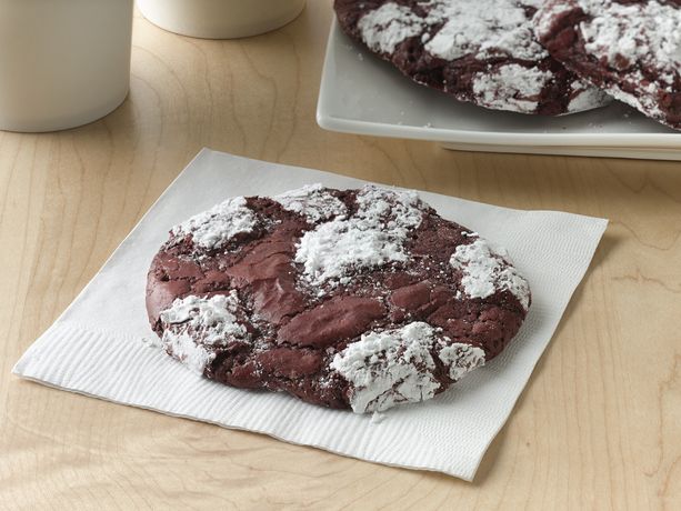 Red Velvet Crinkle Cookies