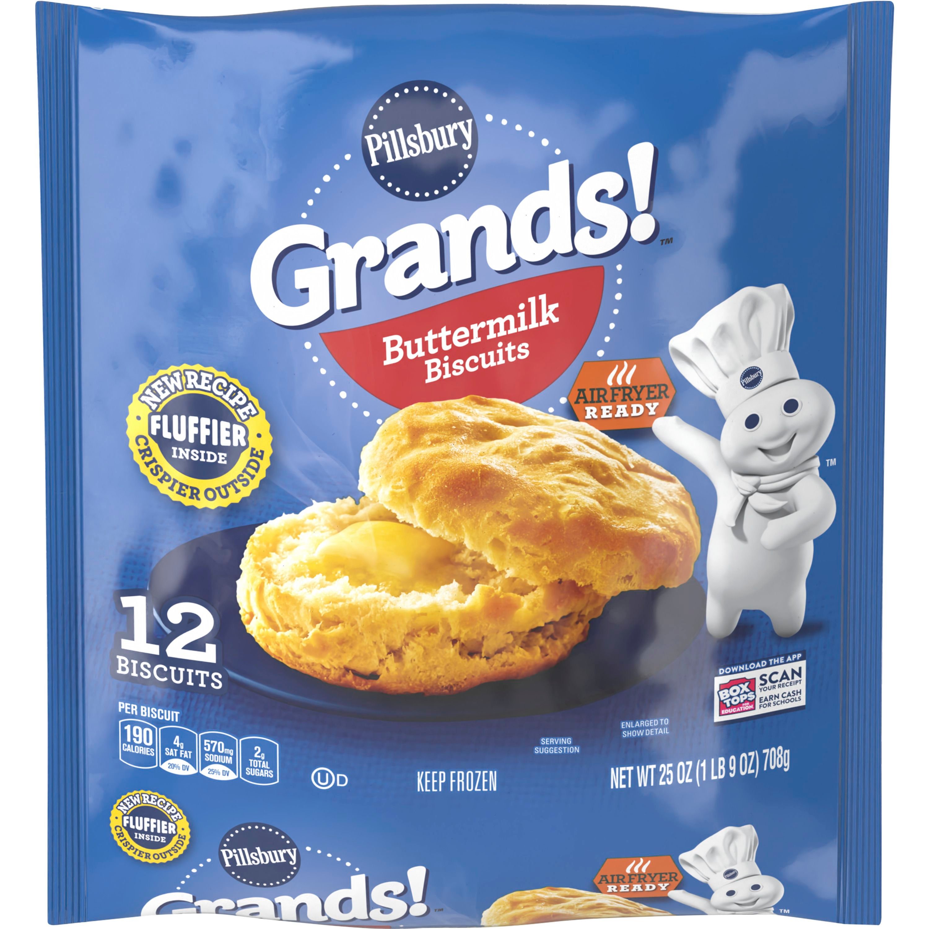 Grands!™ Buttermilk Frozen Biscuits (12 count) - Front