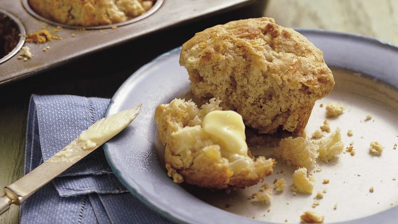 Apple-Cheddar Muffins