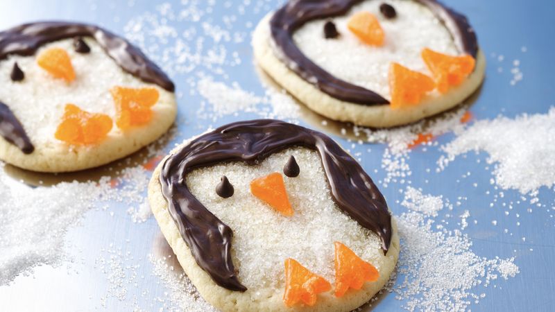 Silly Penguin Cookies