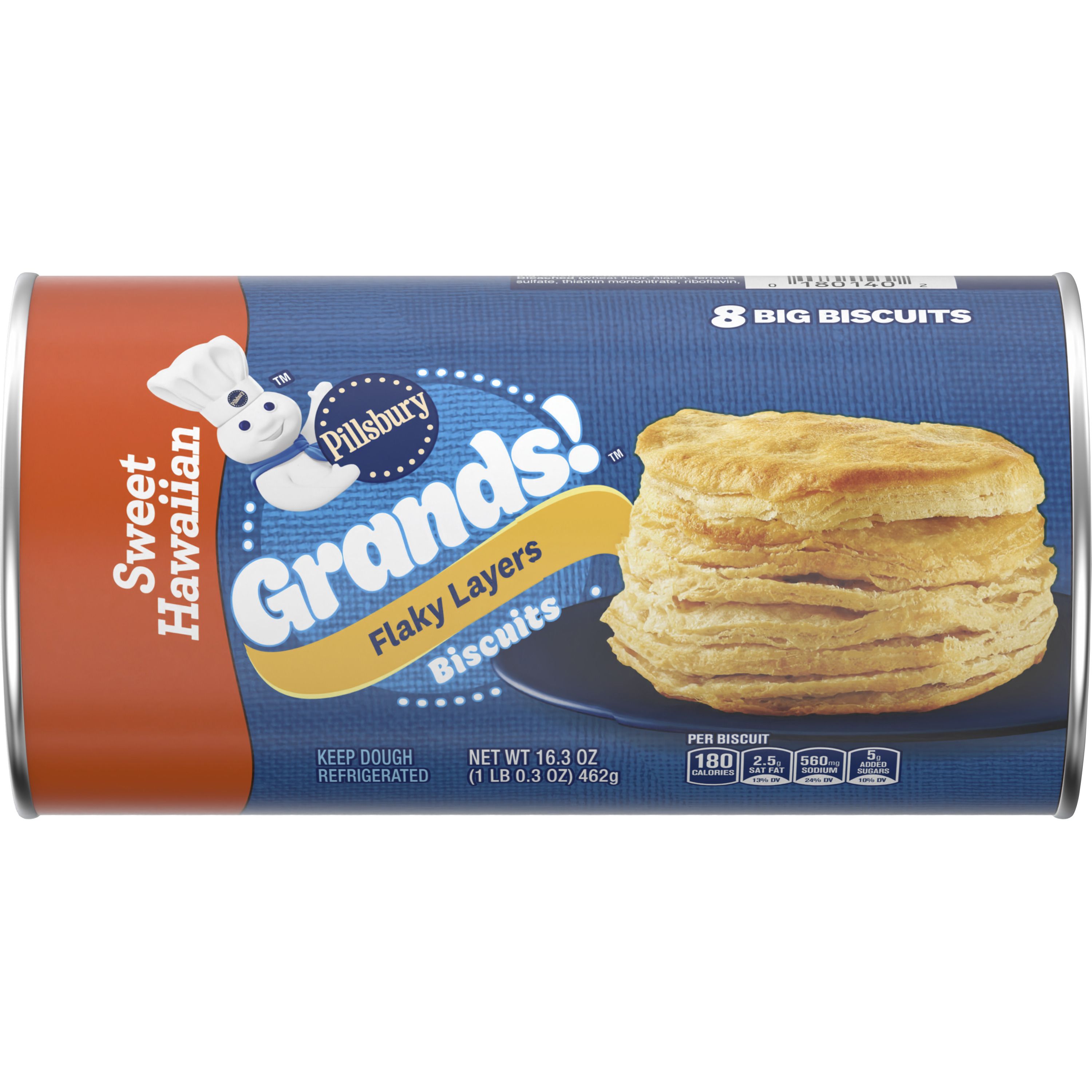Grands!™ Flaky Layers Sweet Hawaiian Biscuits - Front