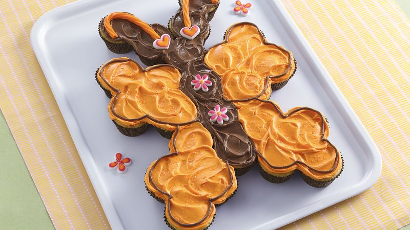 Pull-Apart Butterfly Cupcakes