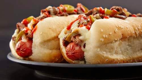 Cheesesteak Hot Dogs - Sugar Dish Me