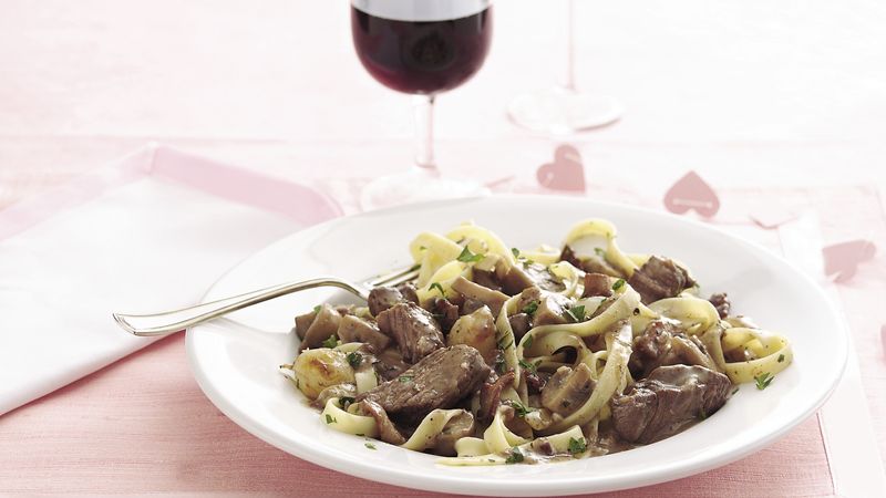 Red Wine Beef and Mushrooms