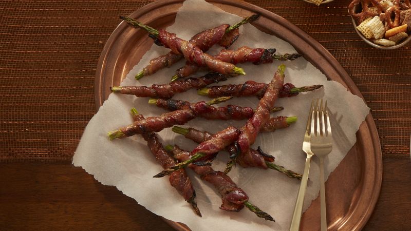 Maple Bacon-Wrapped Asparagus