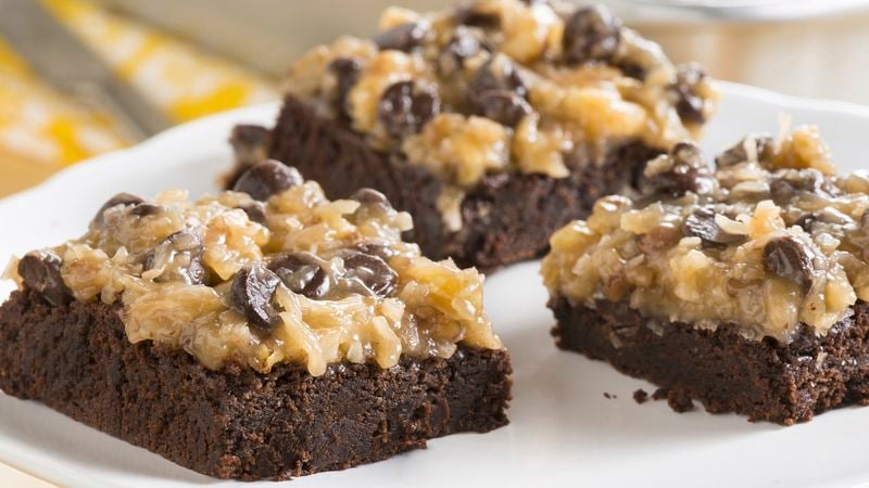 German Chocolate Brownies - The Country Cook