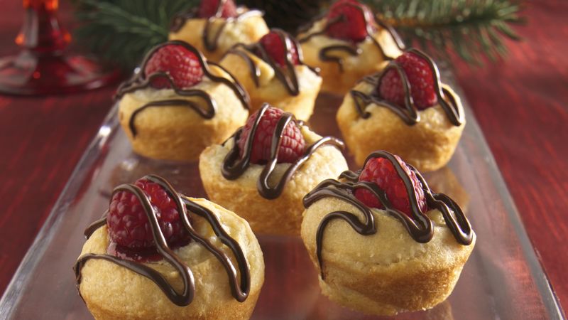 Mini Raspberry-Almond Swirls