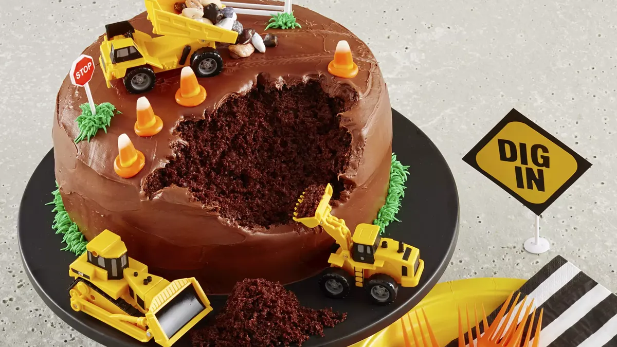 Construction Site Cake 