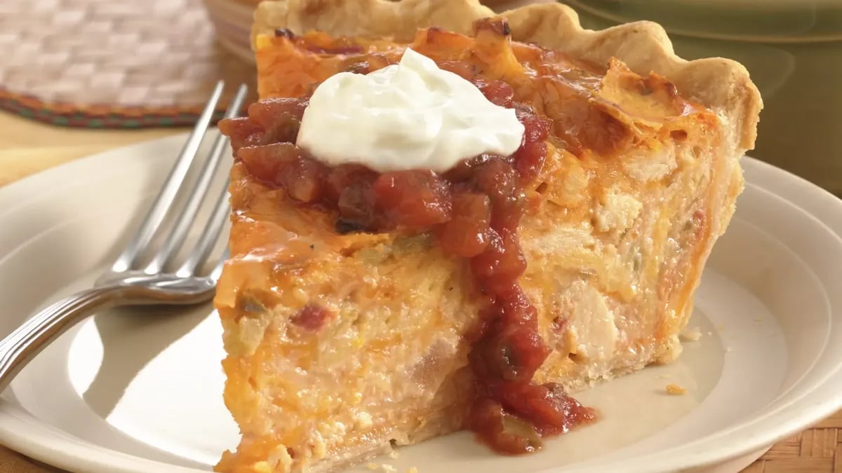 Chicken Enchilada Quiche