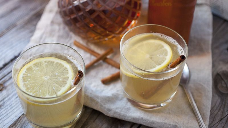 Whiskey Hot Toddy with Cinnamon
