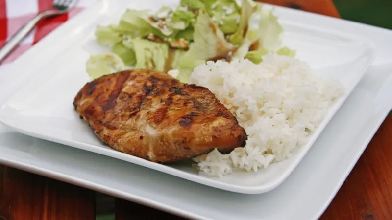 Grilled Bourbon Chicken