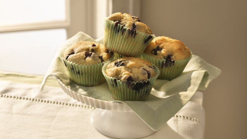 Homemade Blueberry Muffins Recipe - BettyCrocker.com