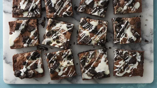 Cream Cheese OREO® Cookies Swirl Brownies