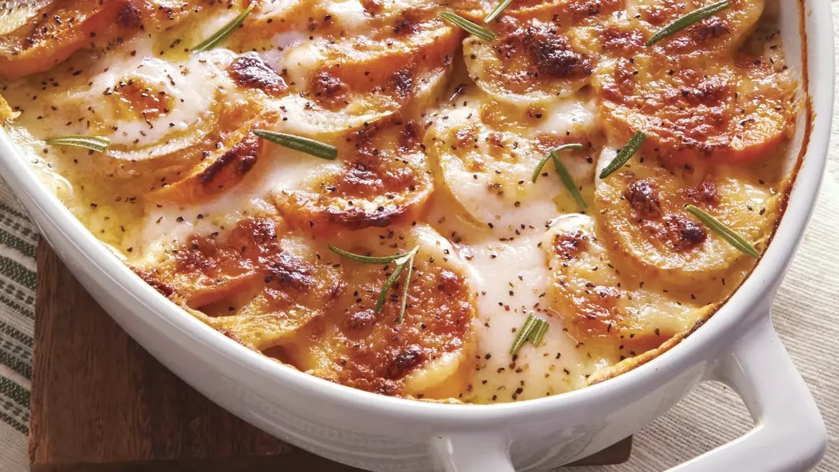 Two-Potato Gratin