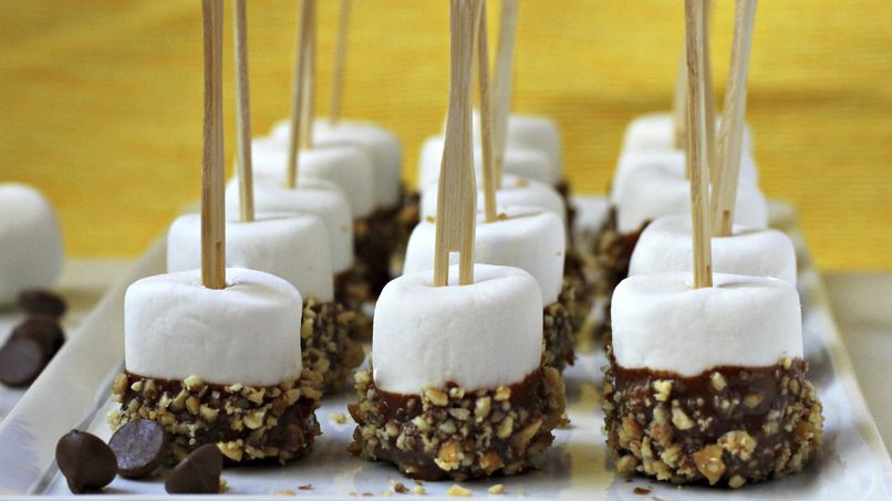 Peanut and Chocolate Covered Marshmallows