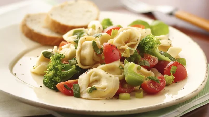 Tortellini with Garden Vegetables