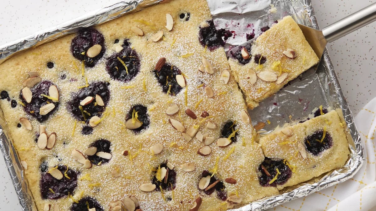 Lemon-Blueberry Sheet-Pan Pancake