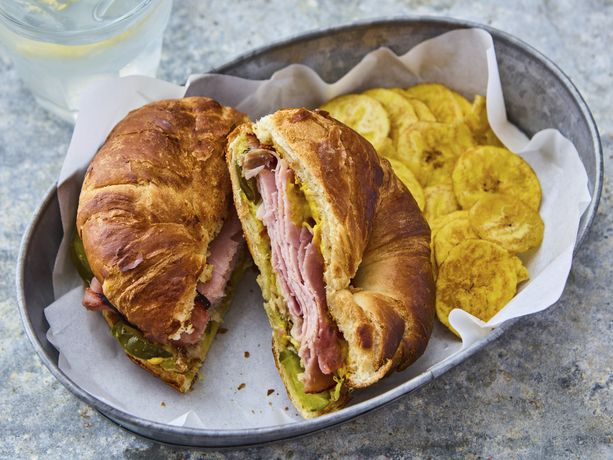 Cuban Croissant Sandwich