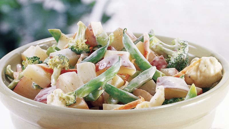 Skinny Broccoli-Ranch Potato Salad