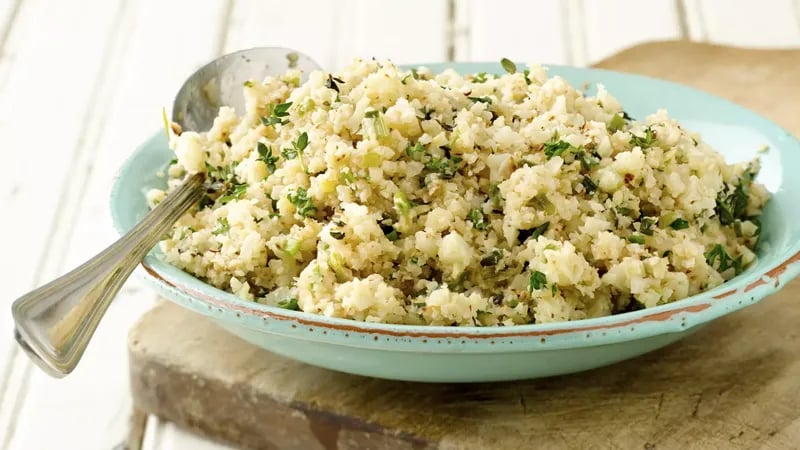 Cauliflower "Rice"