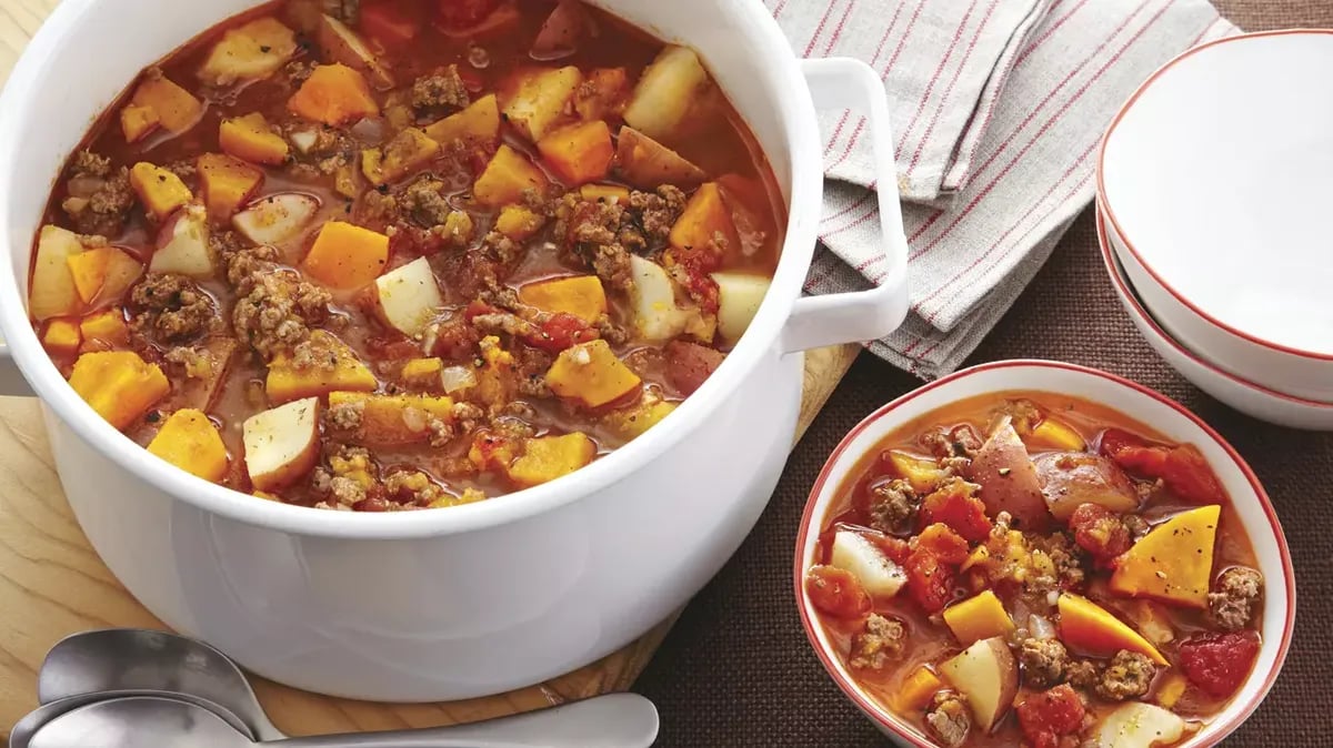 Ground Beef Vegetable Stew