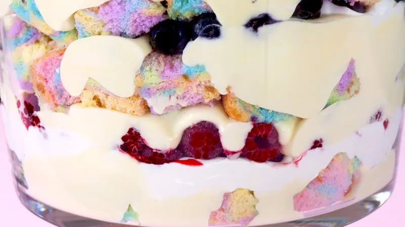 Double Rainbow Trifle