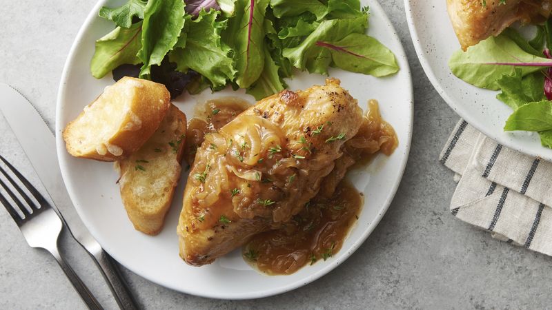 Slow-Cooker French Onion Chicken