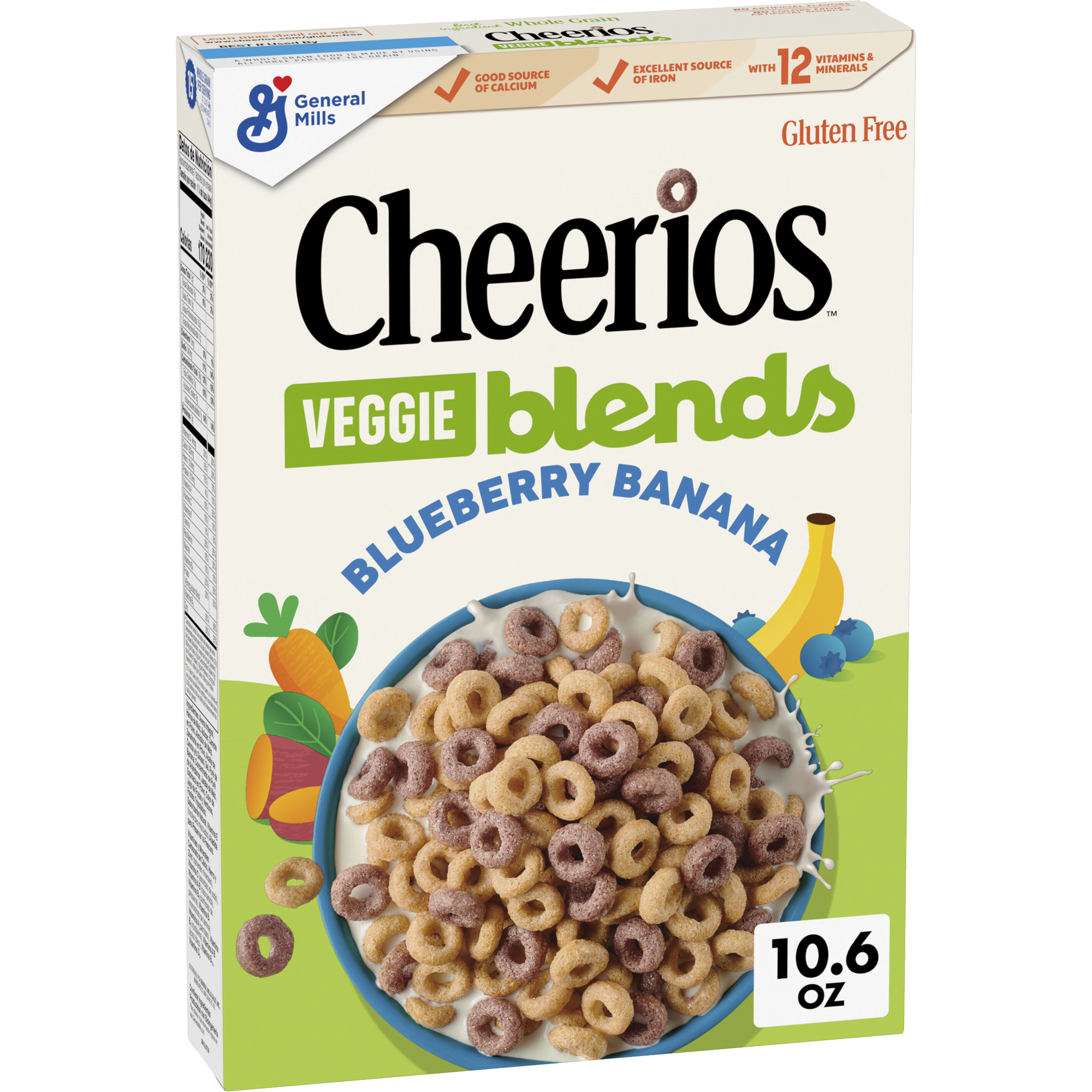 Cheerios Veggie Blends Blueberry Banana | Gluten Free Cereal