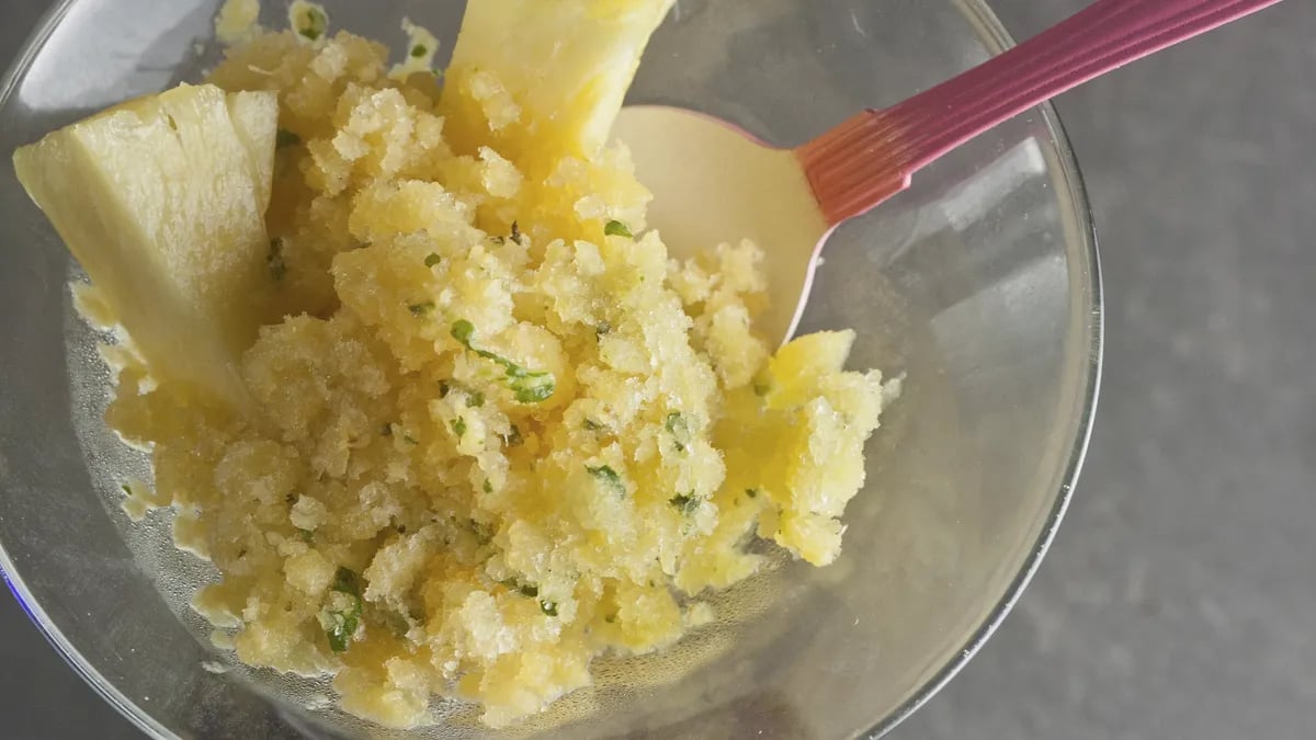 Pineapple Mojito Granita