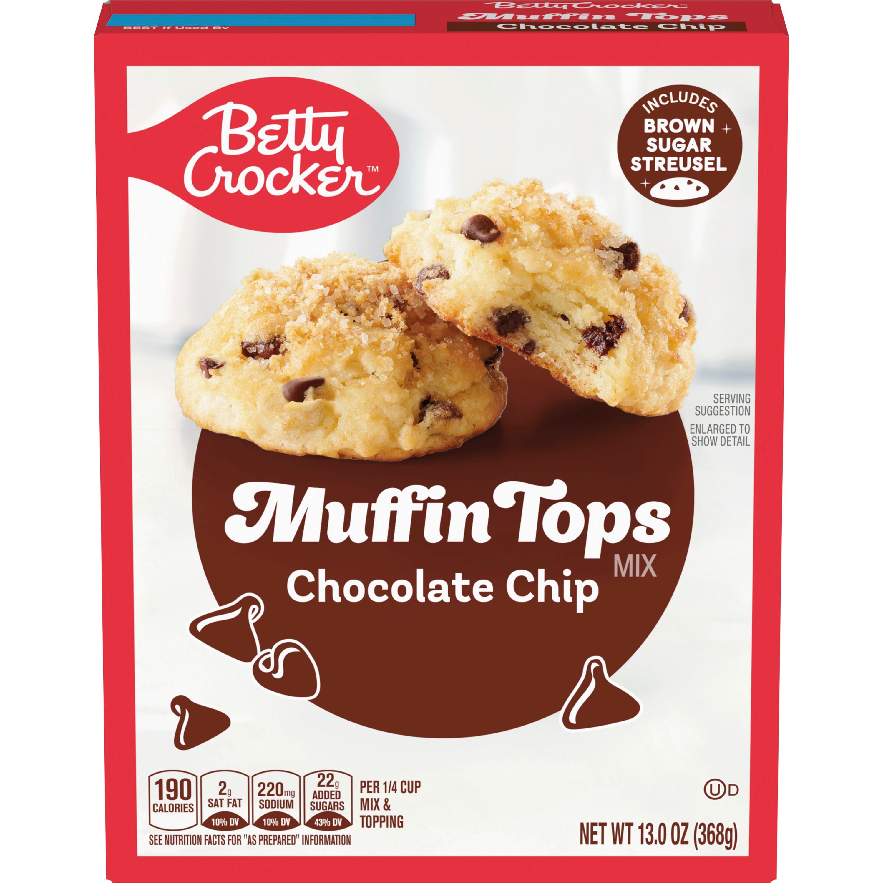 Betty Crocker™ Chocolate Chip Muffin Tops Mix - Front