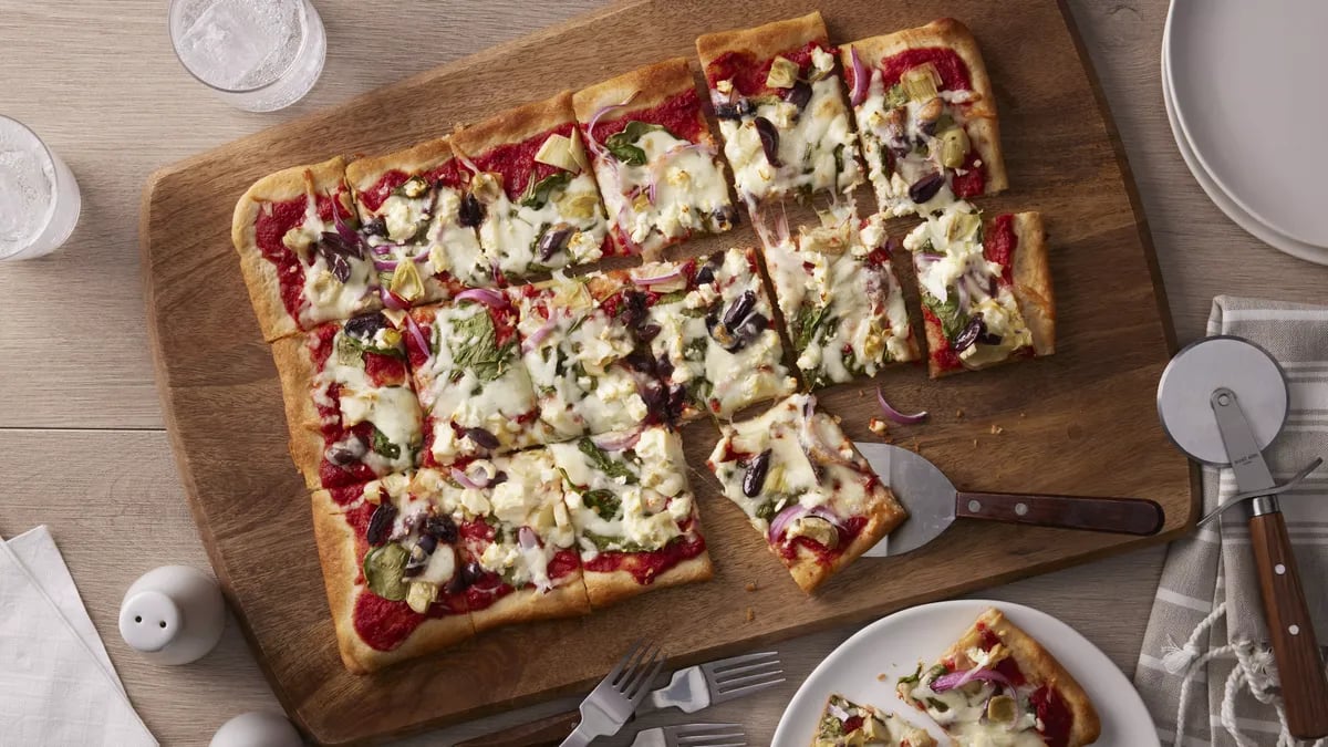 Greek Veggie Pizza