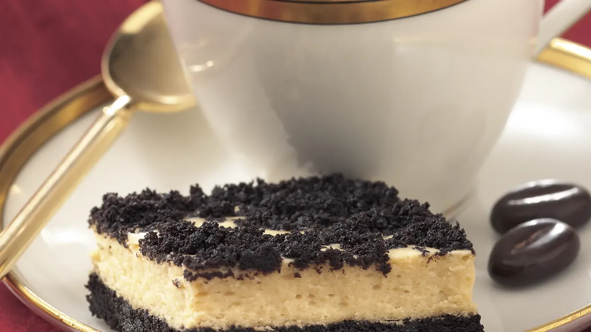 Espresso Cheesecake Bars