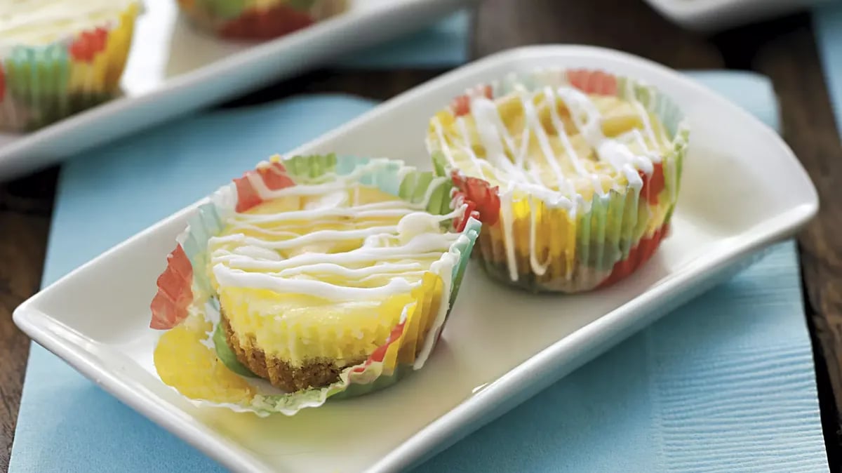 Lemon-White Chocolate Cheesecake Bites