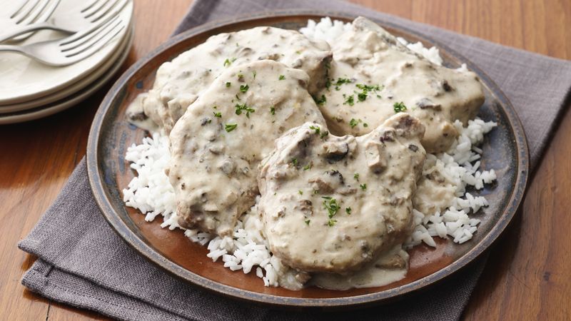 Instant pot pork chops with cream of mushroom soup sale