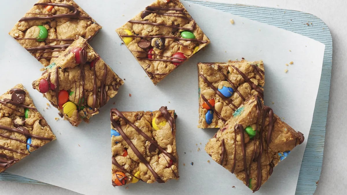  5-Ingredient Monster Cookie Bars