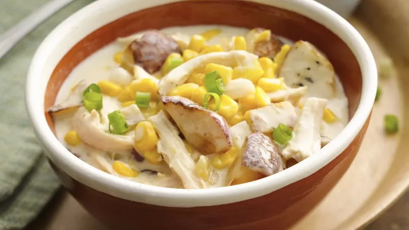 Creamy Southwest Chicken and Corn Chowder