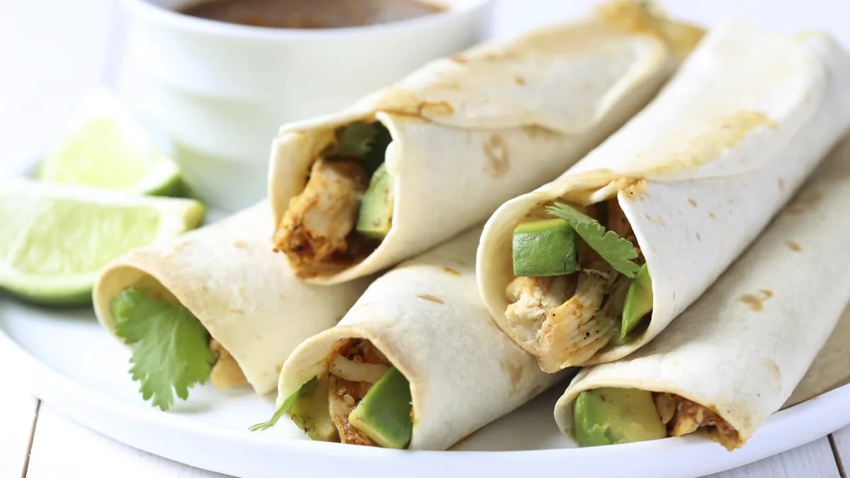 Chicken and Avocado Taquitos