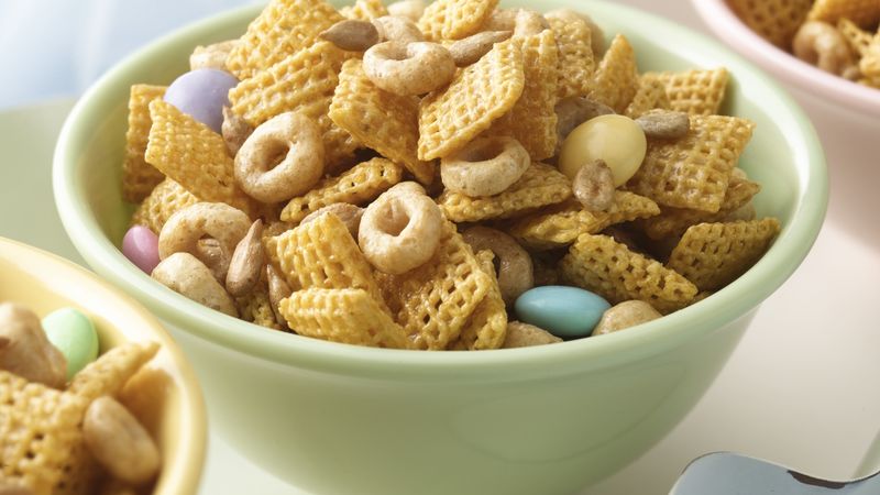 Honey Nutty Chex™ Party Mix Recipe - BettyCrocker.com