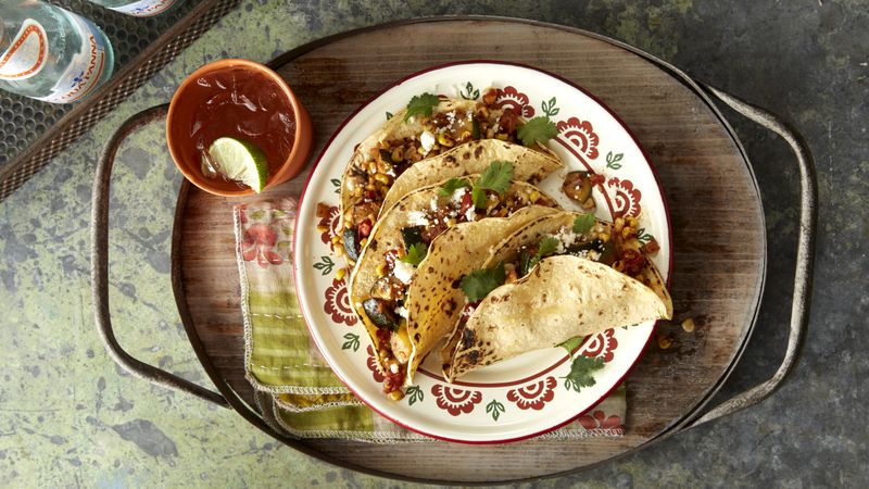 Vegetarian Charred Corn and Zucchini Tacos | Muir Glen
