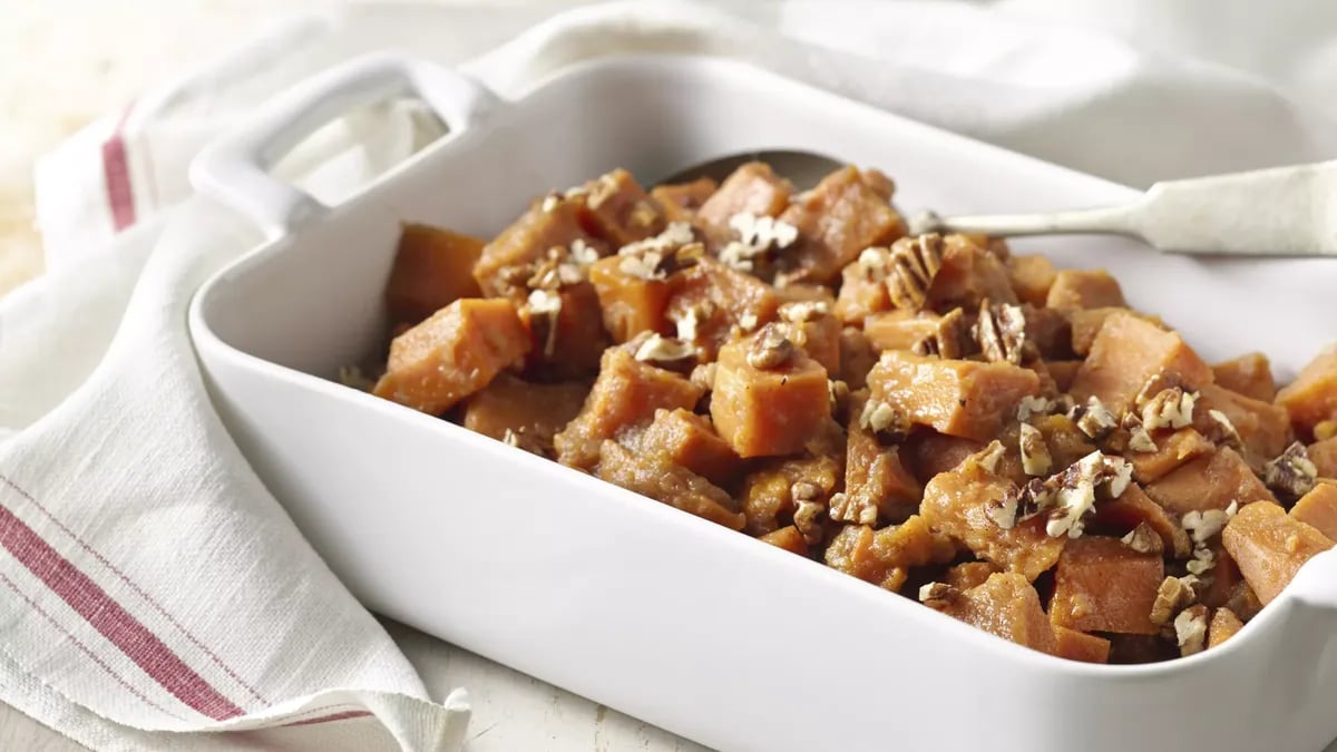 Slow-Cooker Sweet Potatoes with Applesauce