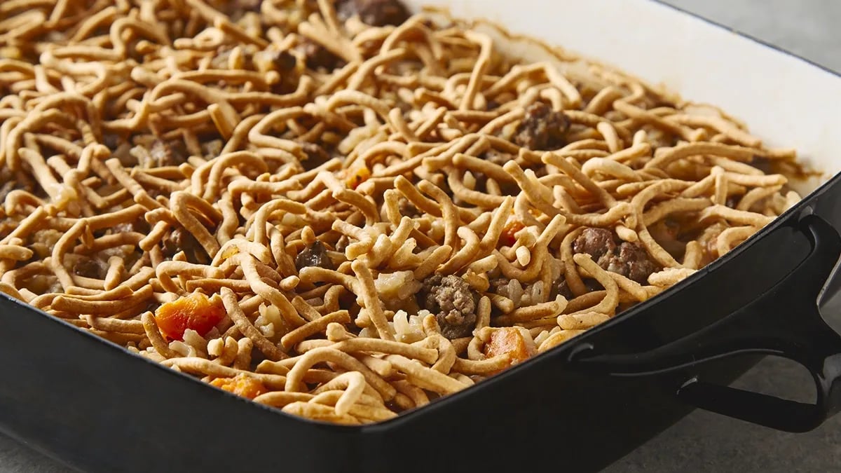 Hamburger-Rice Casserole